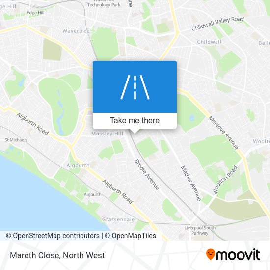 Mareth Close map