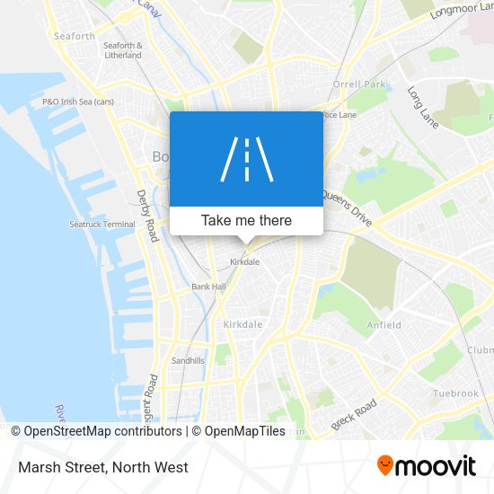 Marsh Street map