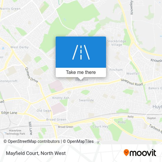 Mayfield Court map