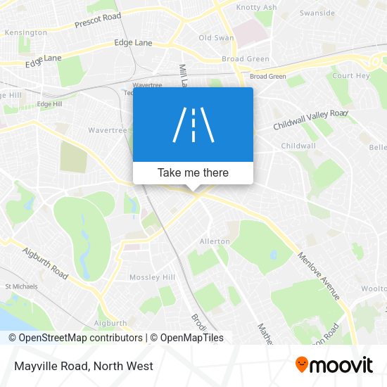 Mayville Road map