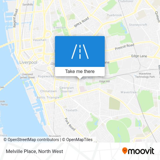 Melville Place map