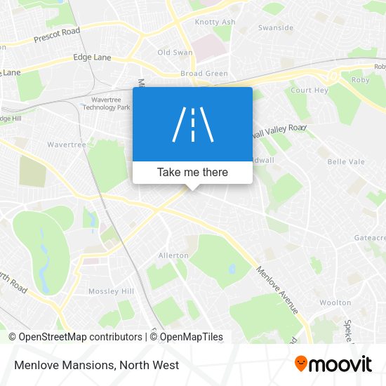 Menlove Mansions map
