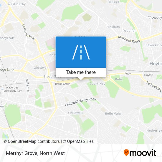 Merthyr Grove map