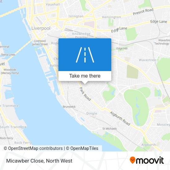 Micawber Close map