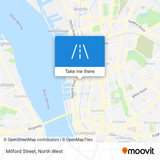 Milford Street map