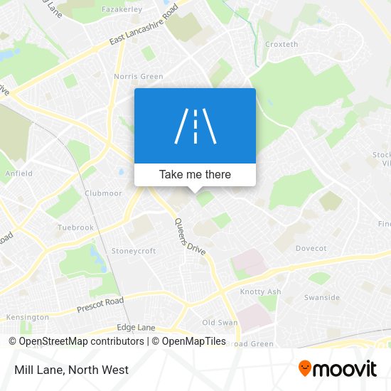 Mill Lane map