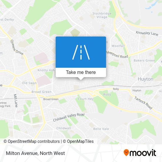 Milton Avenue map