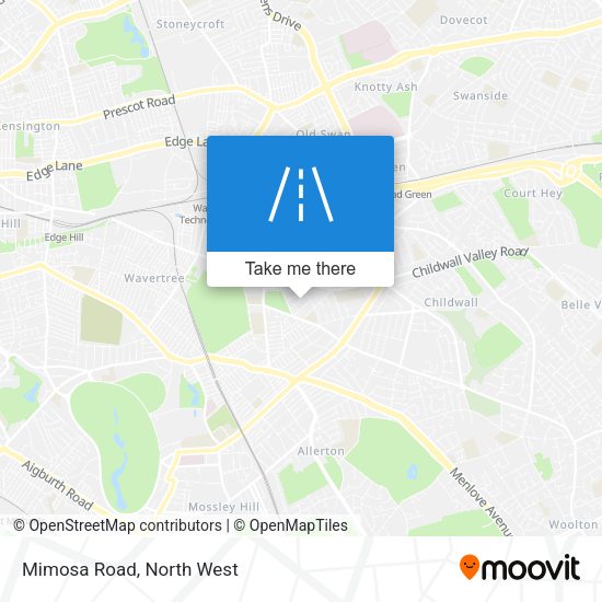 Mimosa Road map