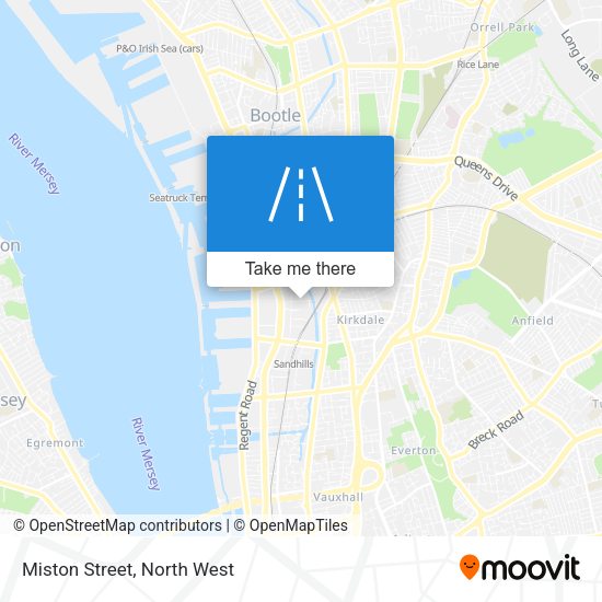 Miston Street map