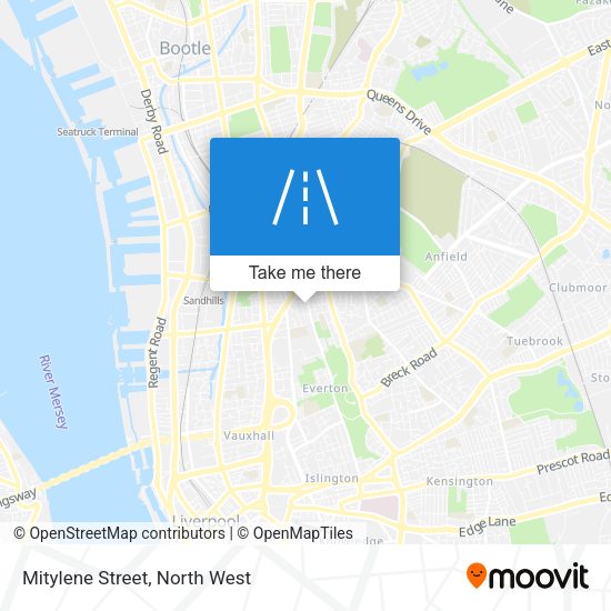 Mitylene Street map