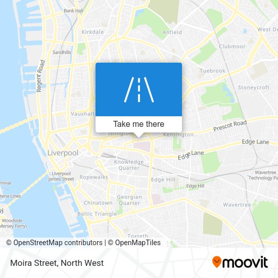 Moira Street map