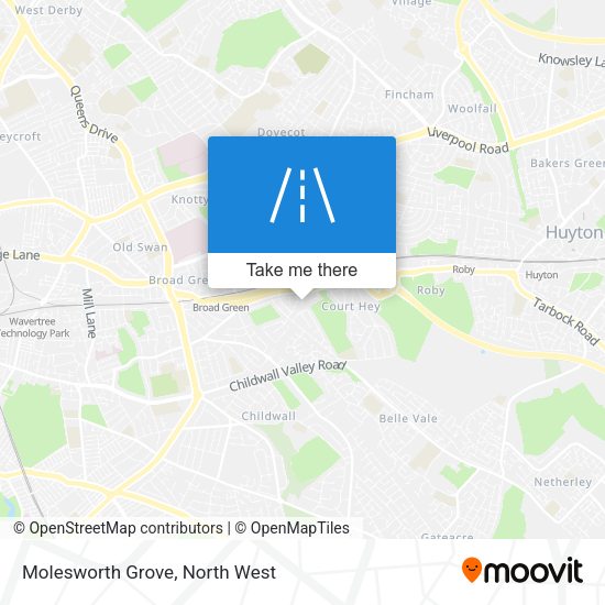 Molesworth Grove map