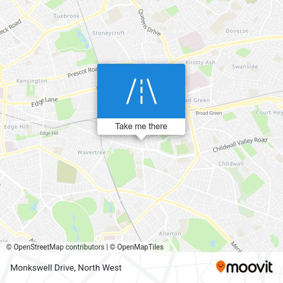 Monkswell Drive map
