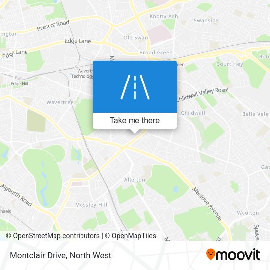 Montclair Drive map
