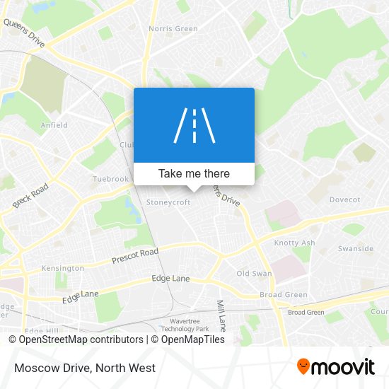 Moscow Drive map