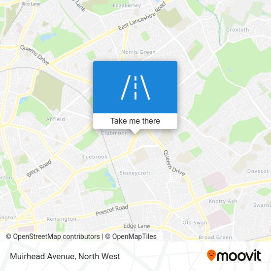 Muirhead Avenue map
