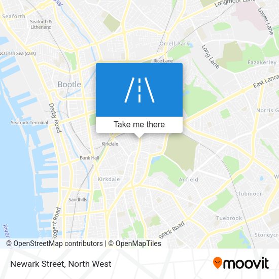 Newark Street map