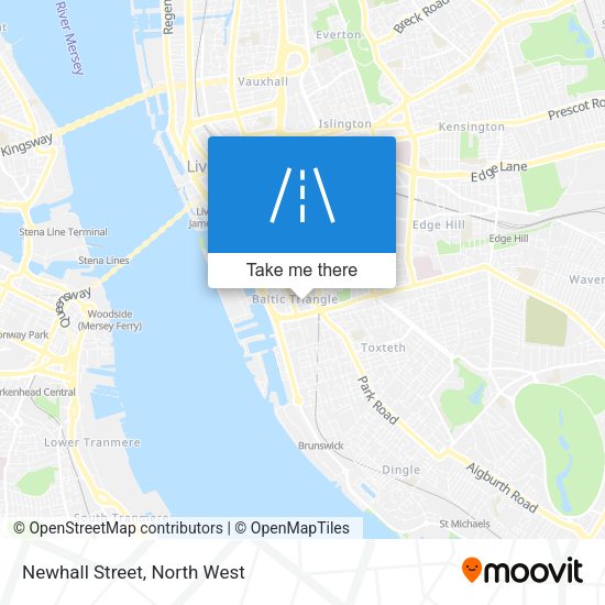 Newhall Street map