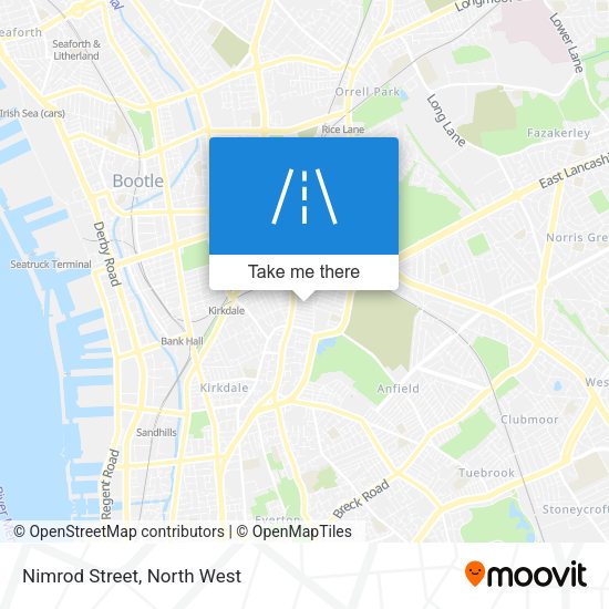 Nimrod Street map
