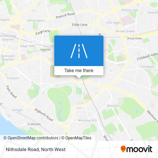 Nithsdale Road map