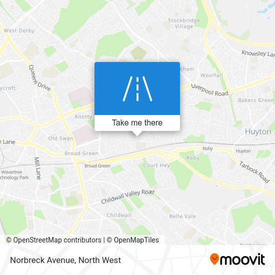 Norbreck Avenue map