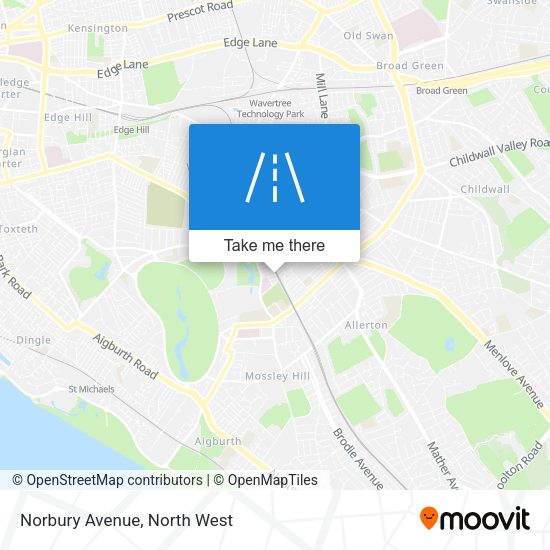 Norbury Avenue map