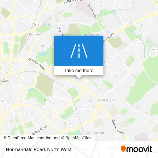 Normandale Road map