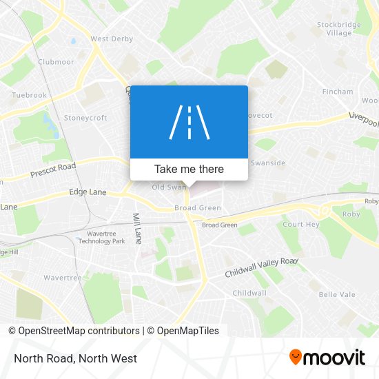 North Road map