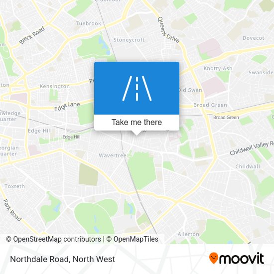 Northdale Road map
