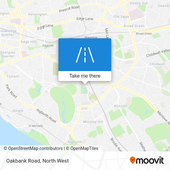 Oakbank Road map