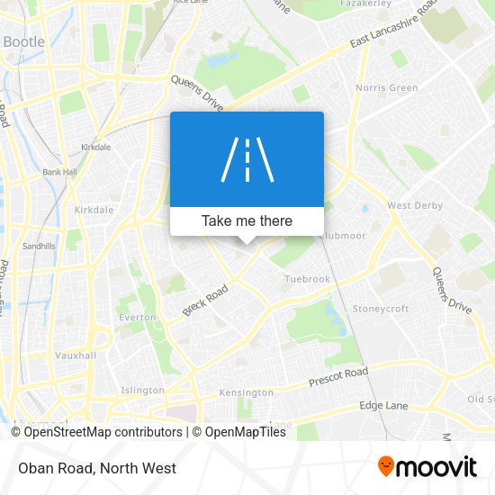 Oban Road map