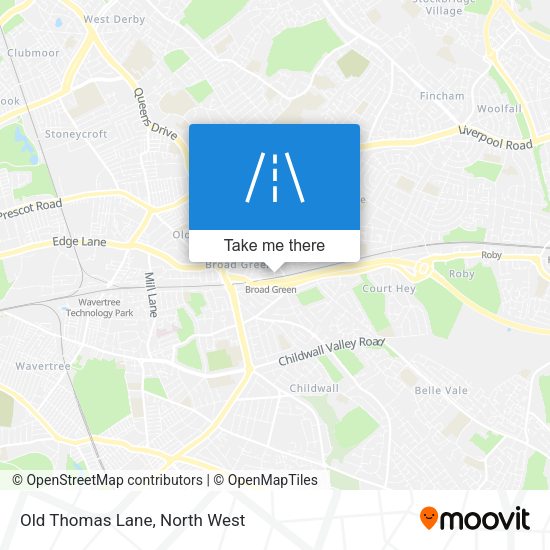 Old Thomas Lane map