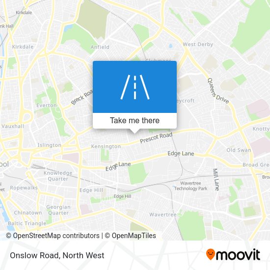 Onslow Road map