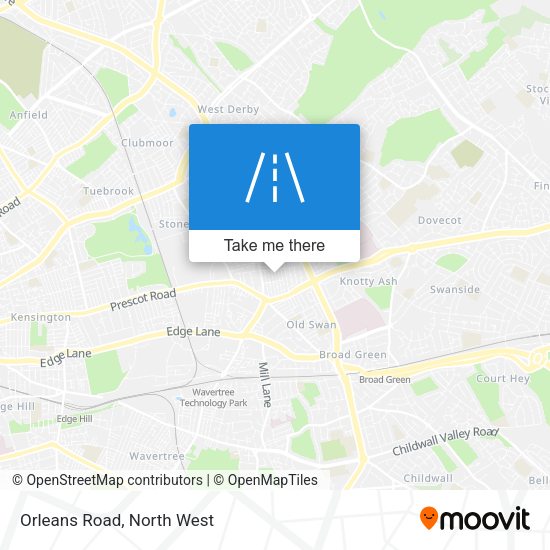 Orleans Road map