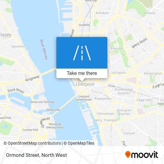 Ormond Street map