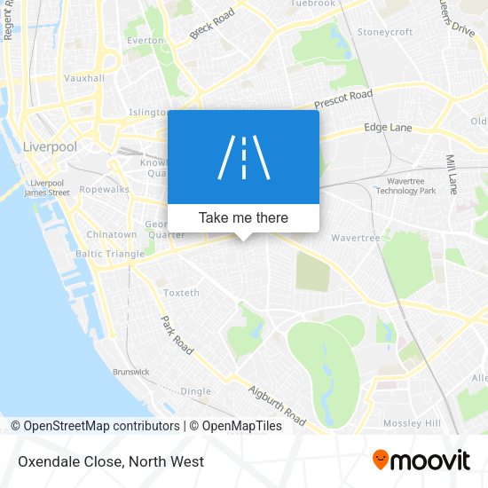 Oxendale Close map