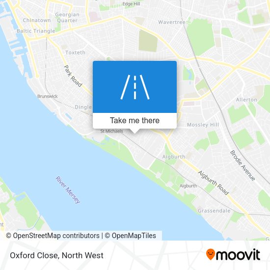 Oxford Close map