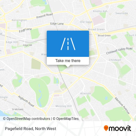 Pagefield Road map