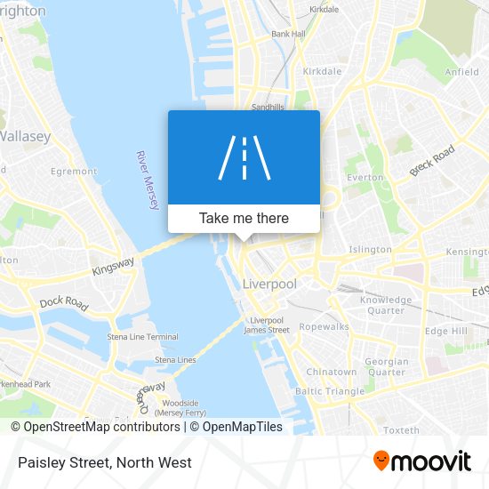 Paisley Street map