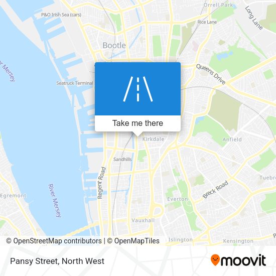 Pansy Street map