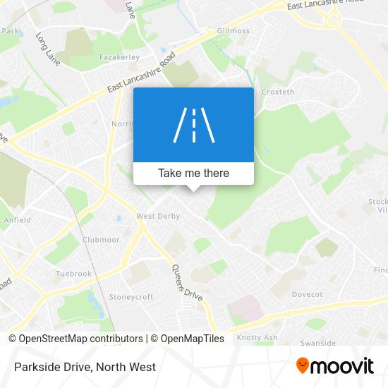 Parkside Drive map