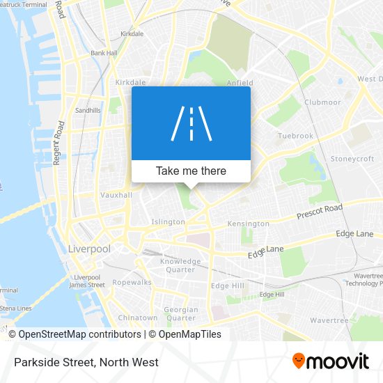 Parkside Street map