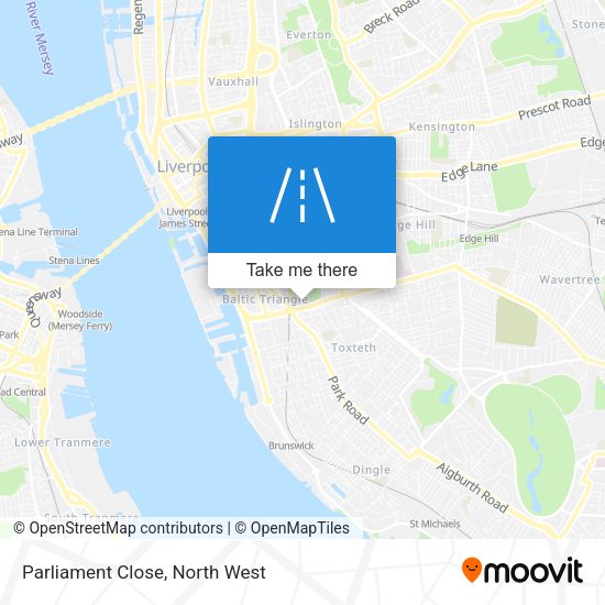 Parliament Close map