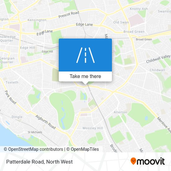 Patterdale Road map