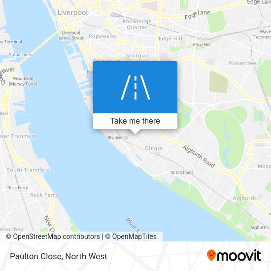 Paulton Close map