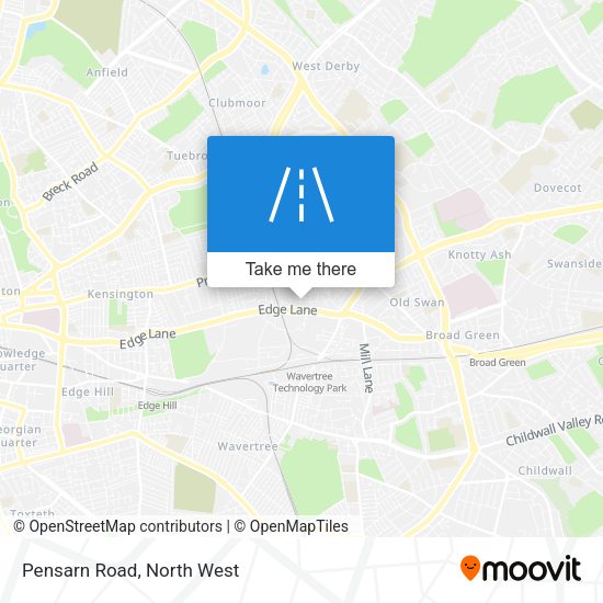Pensarn Road map