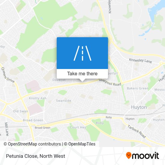 Petunia Close map