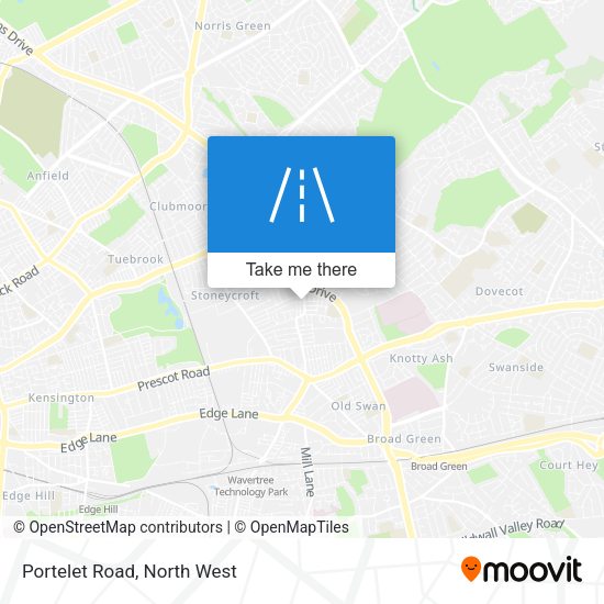 Portelet Road map