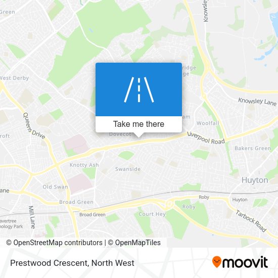 Prestwood Crescent map