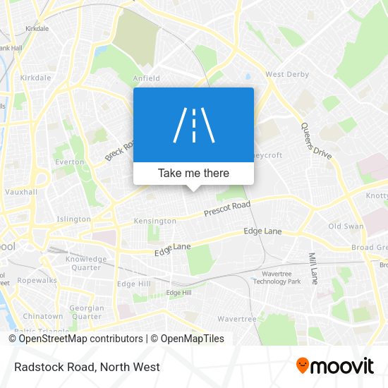 Radstock Road map